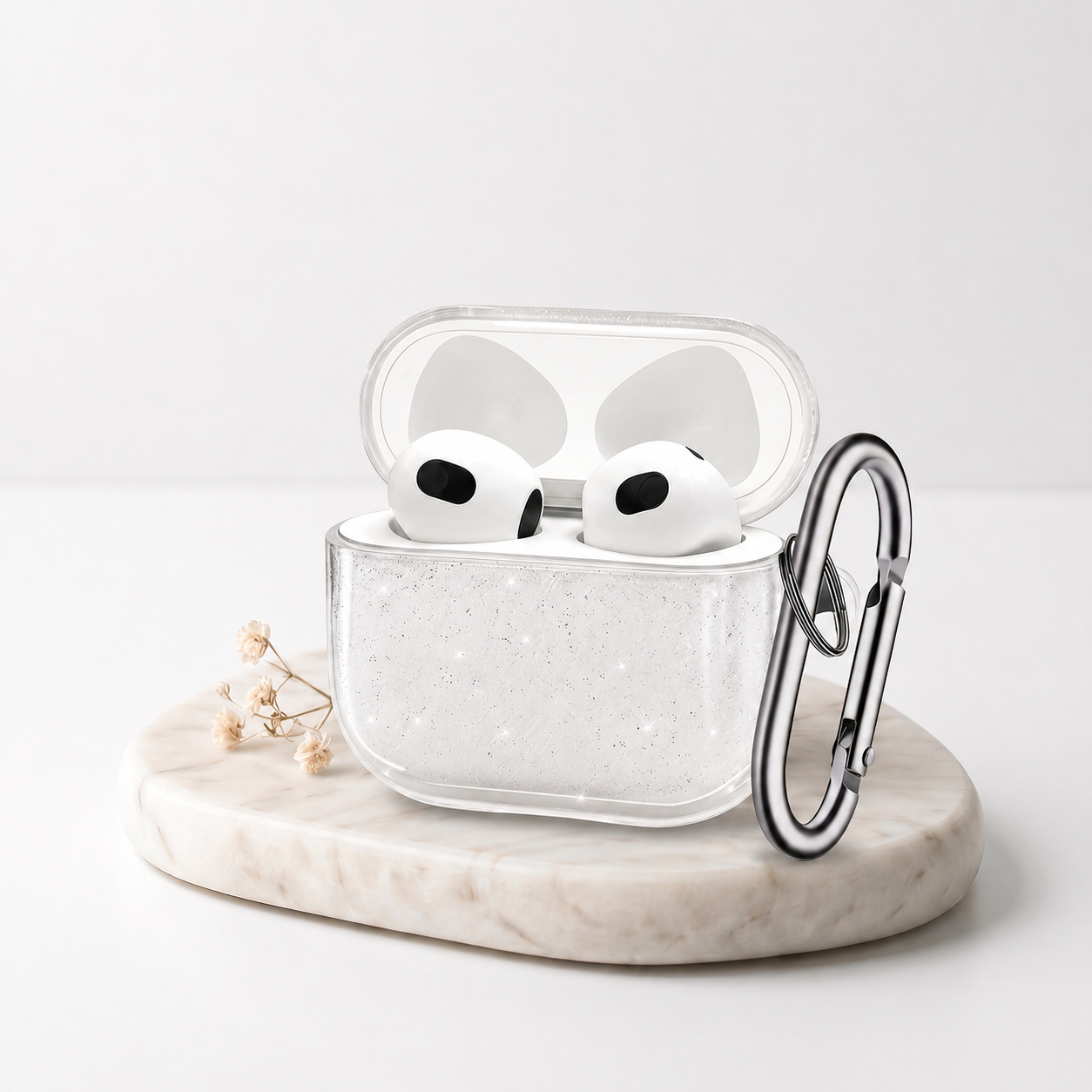 Funda para AirPods Pro 2 Transparente Brillosa