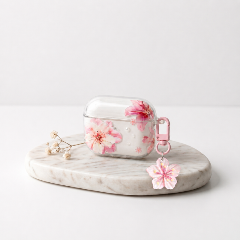 Funda para AirPods Pro 2 Transparente Floral