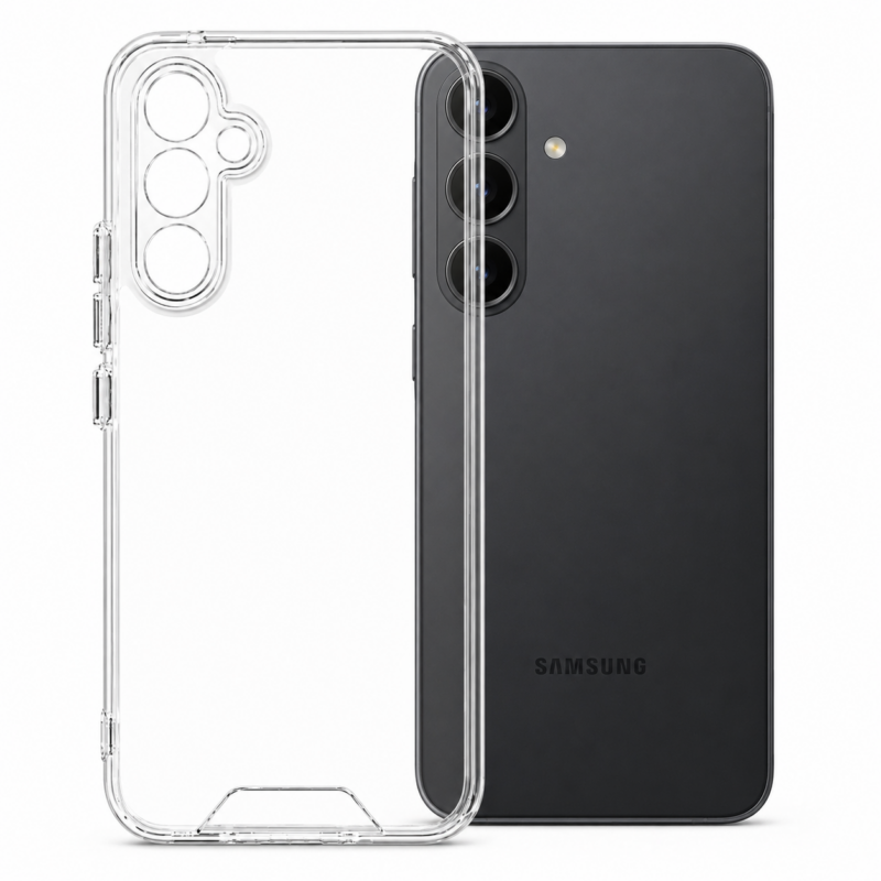 Funda Transparente con Protección de Cámara para Samsung