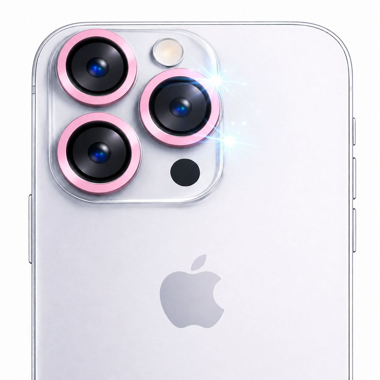 Protector de Cámara Rosa para iPhone